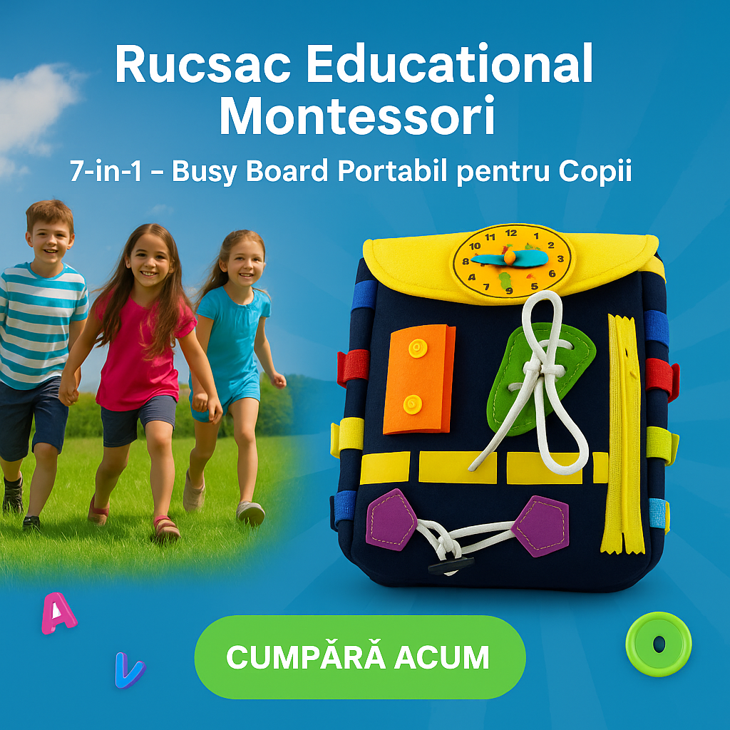 Rucsac Educațional Montessori 7-în-1